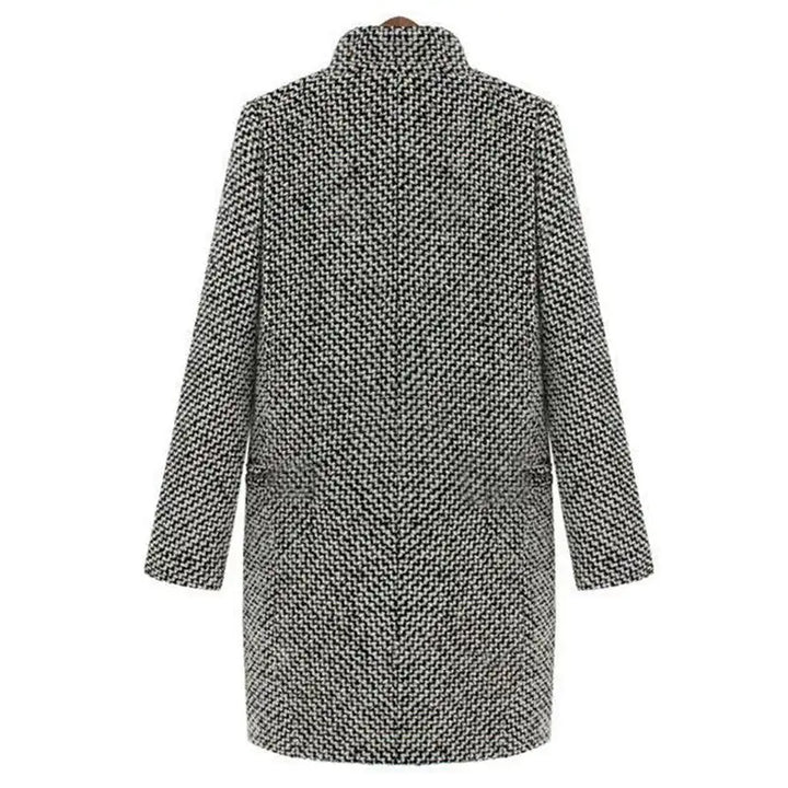 Francesca | Women's Houndstooth Long Coat