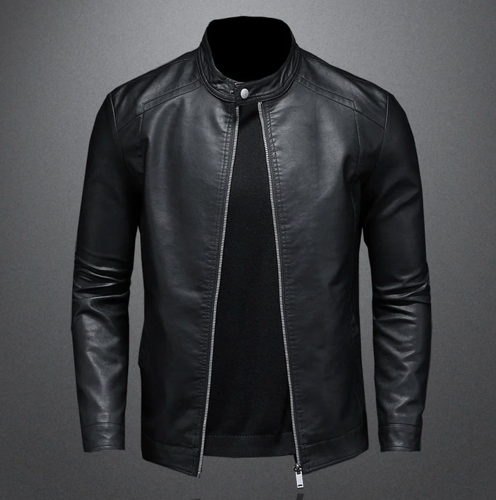 Oliver | Men's Leather Biker Jacket