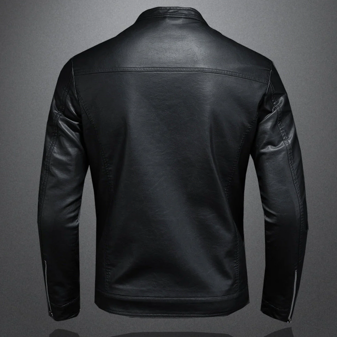 Oliver | Men's Leather Biker Jacket