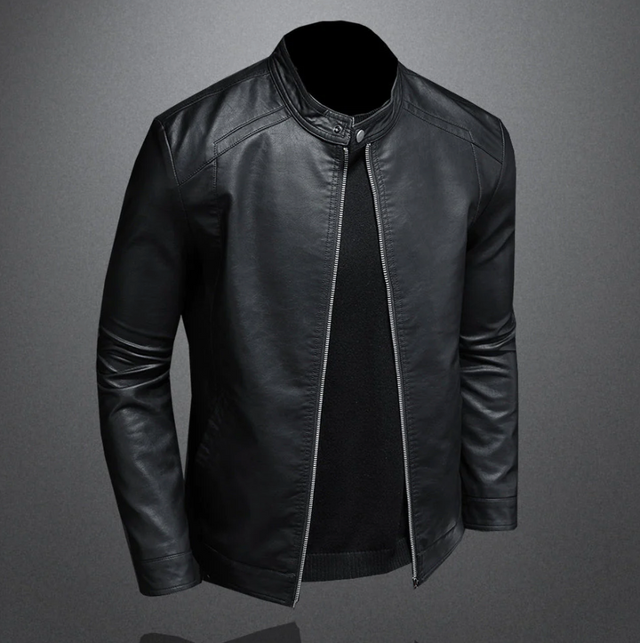 Oliver | Men's Leather Biker Jacket