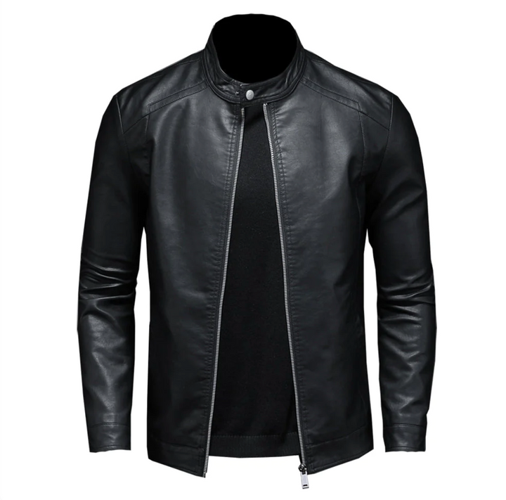 Oliver | Men's Leather Biker Jacket