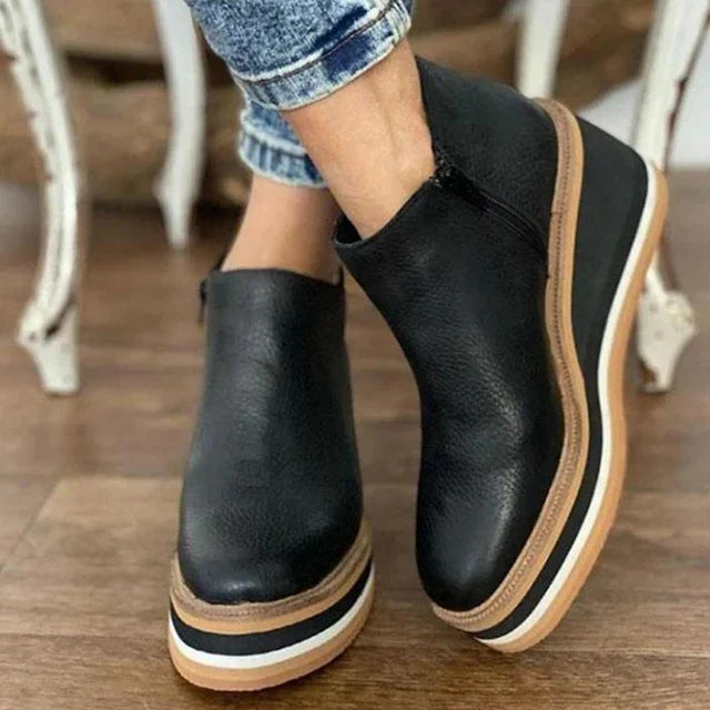 Jean | Women's Orthopedic High Heeled Ankle Boots