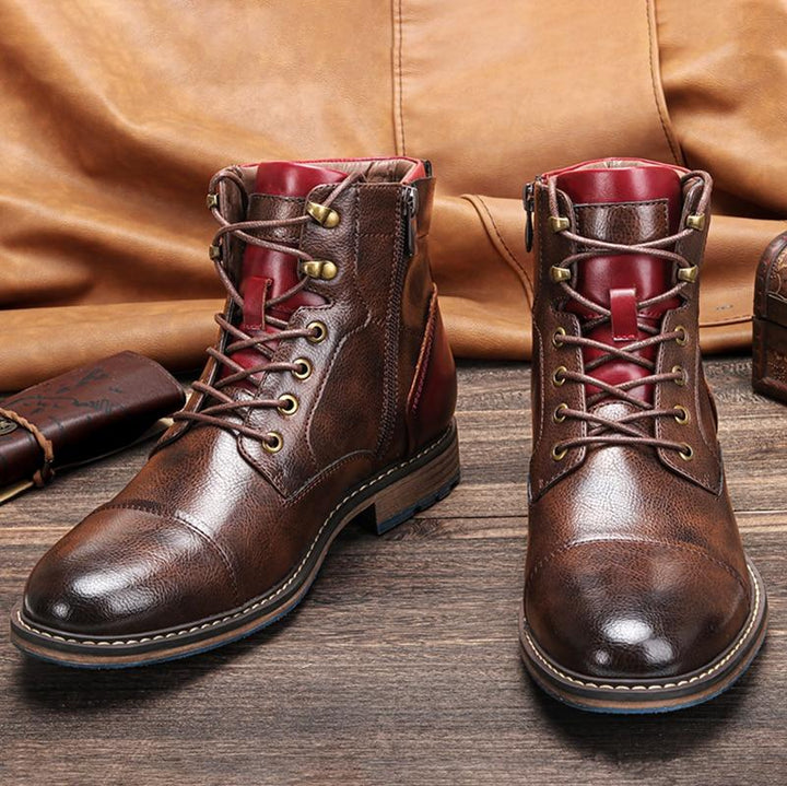 Owen | Handmade premium leather oxford boots for men