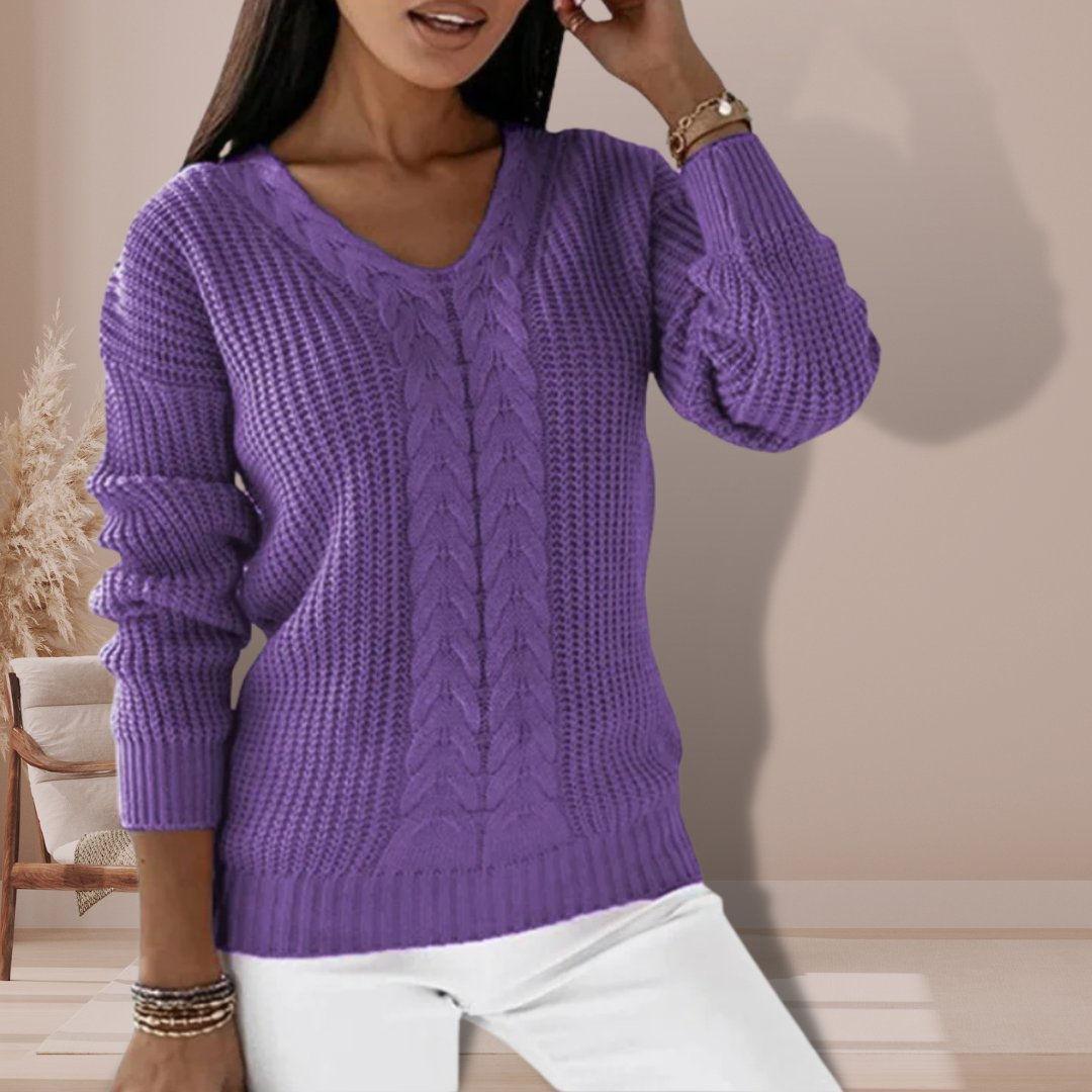 Hannah | Women's Slim Knitted Sweater