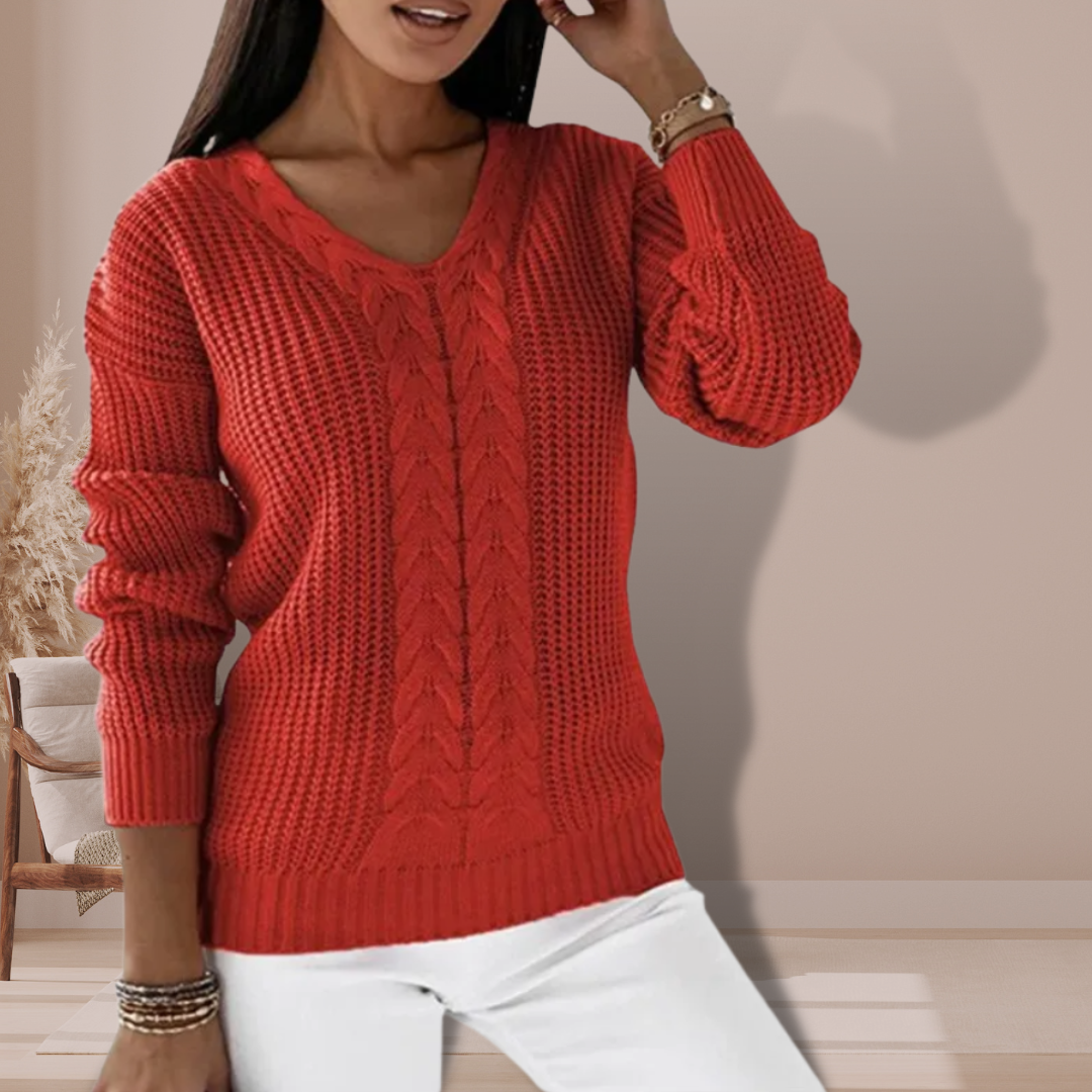 Hannah | Women's Slim Knitted Sweater