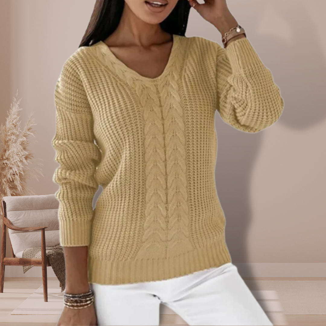 Hannah | Women's Slim Knitted Sweater