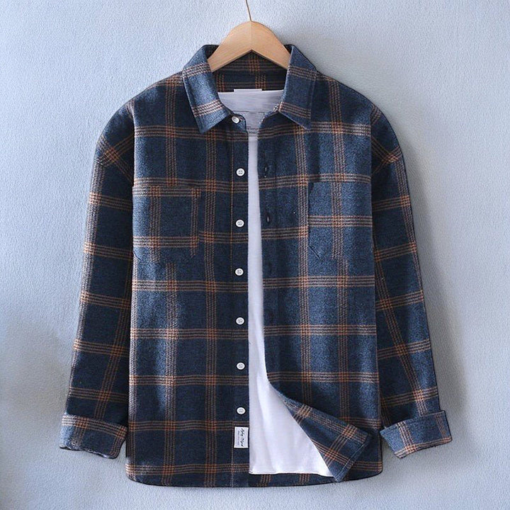 Joshua | Men's Plaid Flannel Shirt for Everyday Comfort