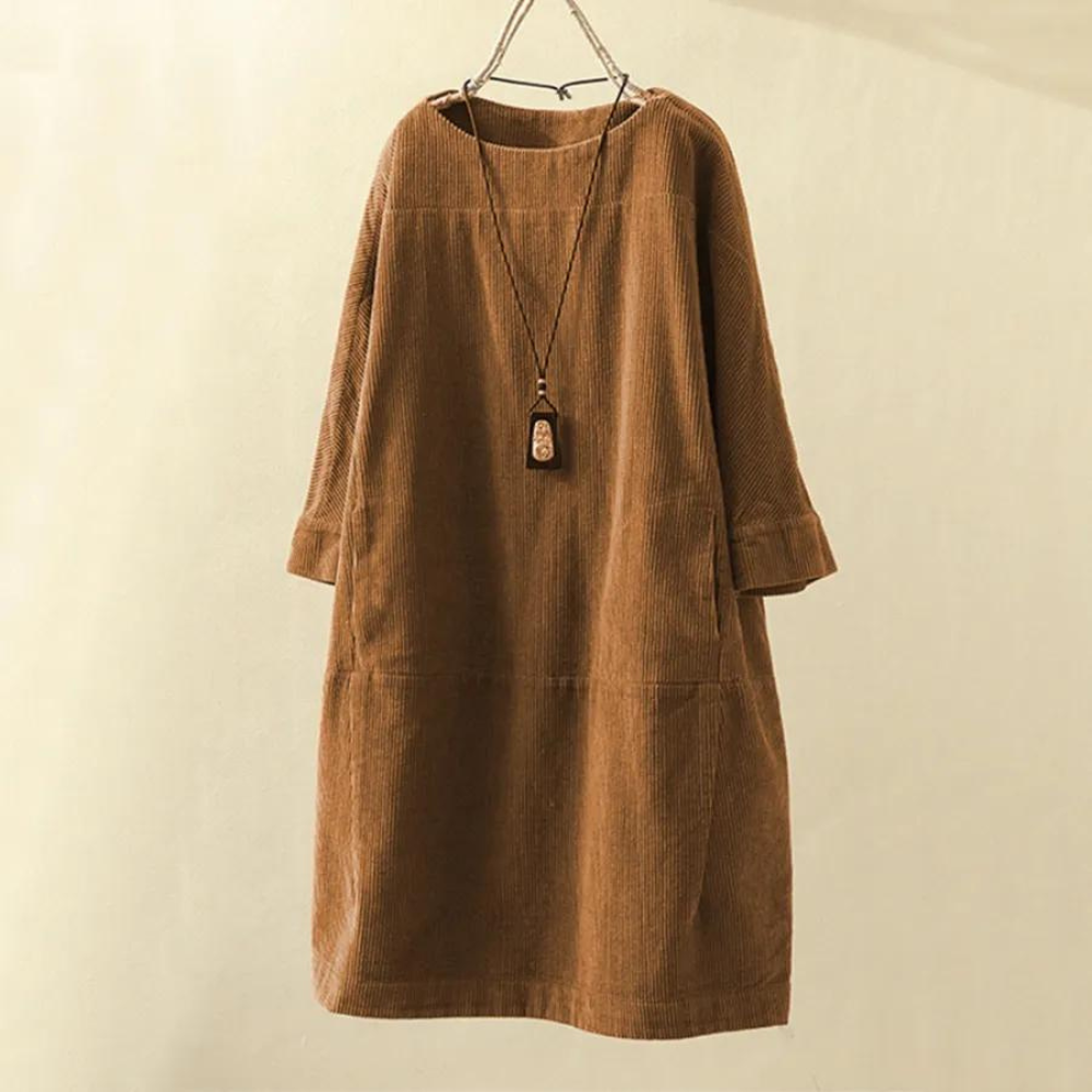 Maera | Women's Casual Loose Corduroy Dress