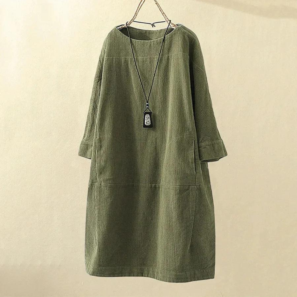 Maera | Women's Casual Loose Corduroy Dress