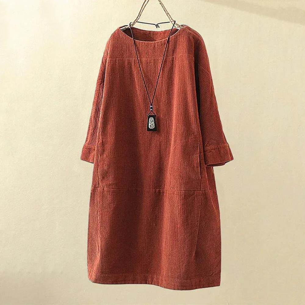 Maera | Women's Casual Loose Corduroy Dress