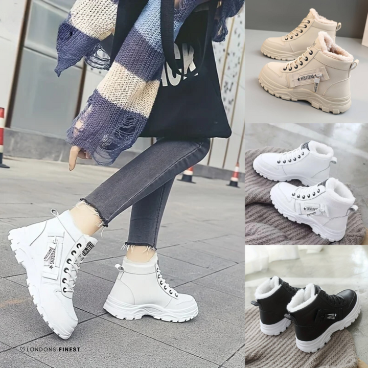 Felie | Women's Winter Lace-Up Ankle Boots