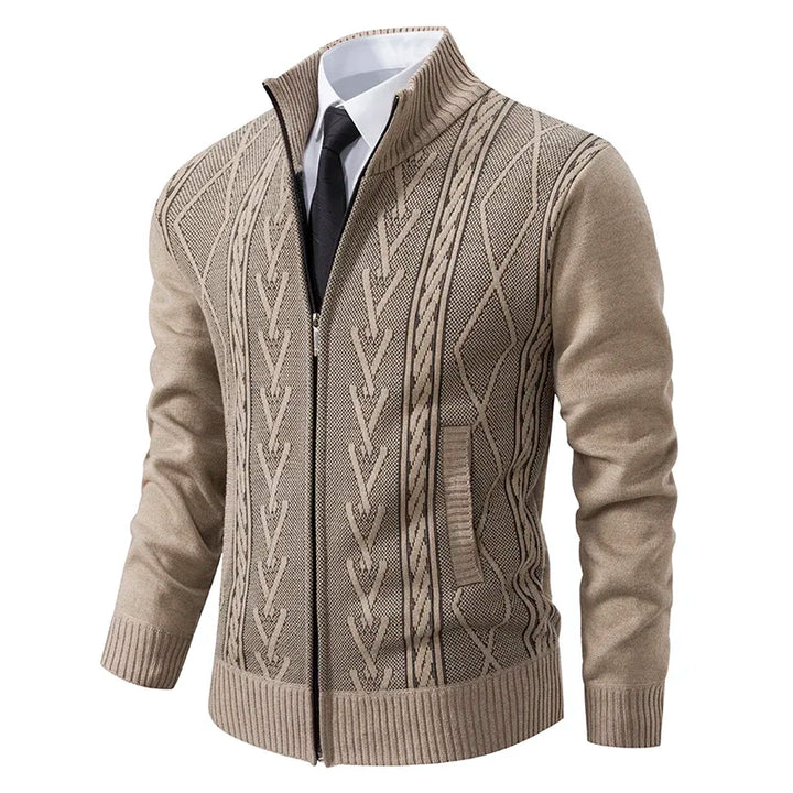 HUGH | MEN’S STAND NECK CARDIGAN | AUTUMN