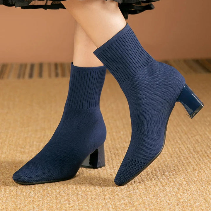 Sophie | Solid Color High Heel Dress Boots