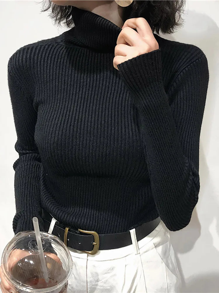 Lila | Women's Knitted Turtleneck Sweater