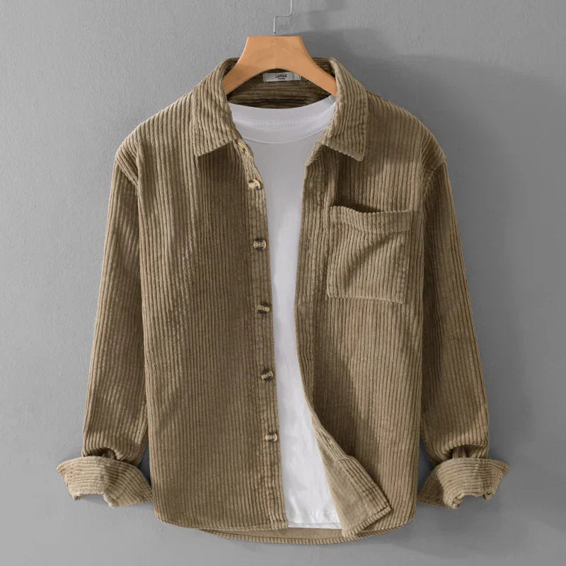 Brayden | Men's Corduroy Button-Up Shirt