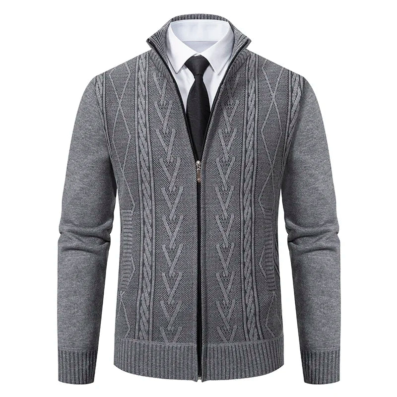 HUGH | MEN’S STAND NECK CARDIGAN | AUTUMN