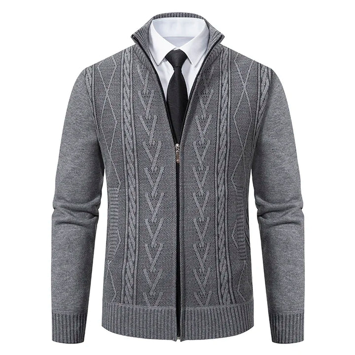 HUGH | MEN’S STAND NECK CARDIGAN | AUTUMN