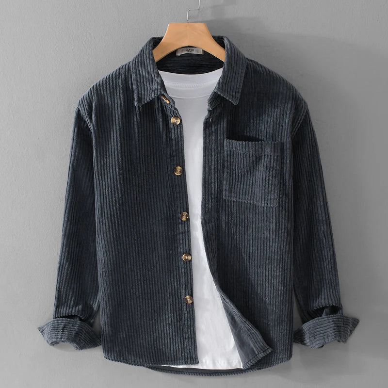 Brayden | Men's Corduroy Button-Up Shirt