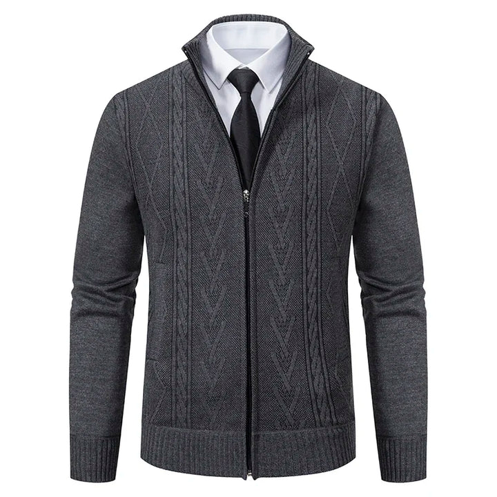 HUGH | MEN’S STAND NECK CARDIGAN | AUTUMN