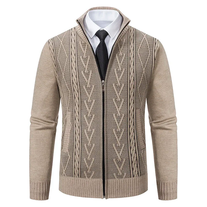 HUGH | MEN’S STAND NECK CARDIGAN | AUTUMN