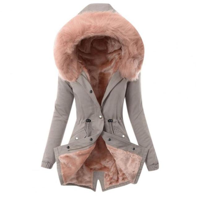 Sandy | Fluffy Hooded Jacket for Ultimate Warmth