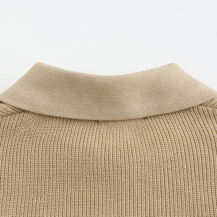 Cesare | Men's Half-Zip Collared Sweater