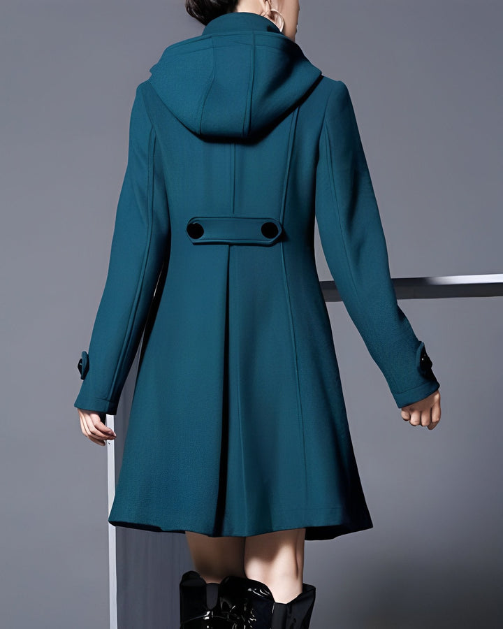 Kathryn | Elegant Double-Breasted Coat | Sophisticated Design with Side Pockets