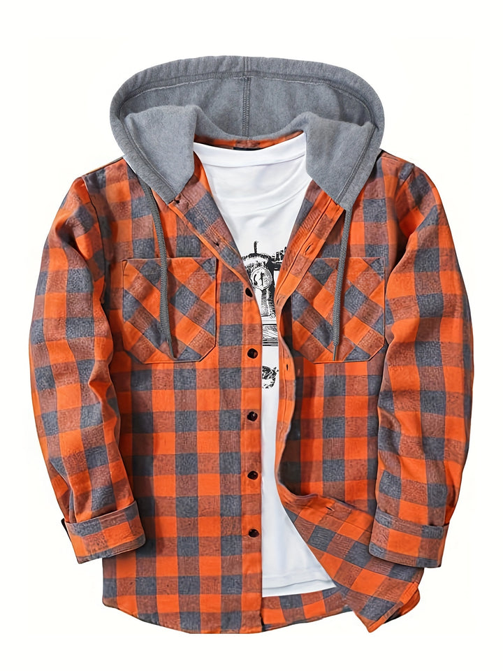 Maxell | Men's Hooded Flannel Jacket