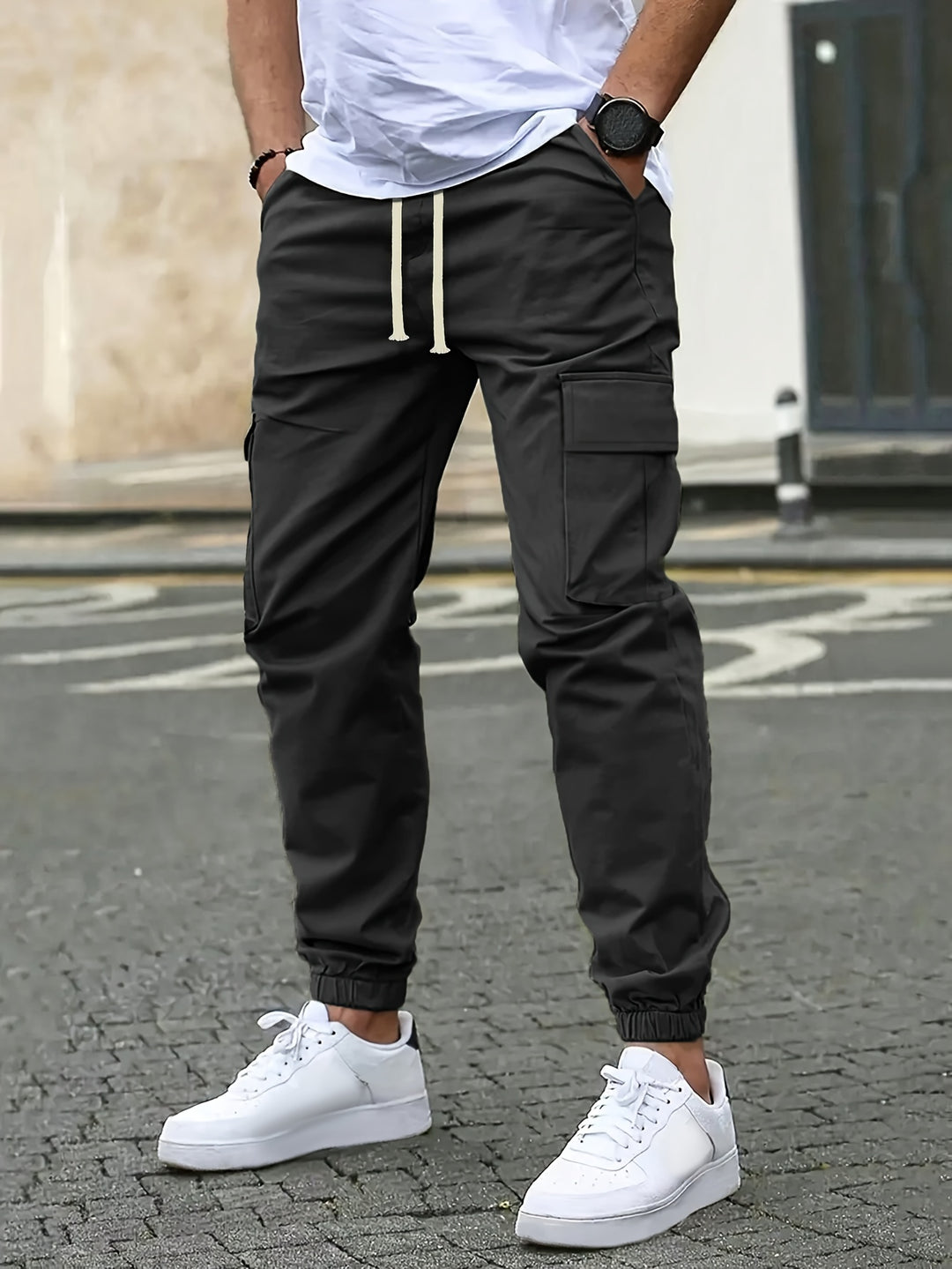 Mario | Men's Casual Cargo Joggers