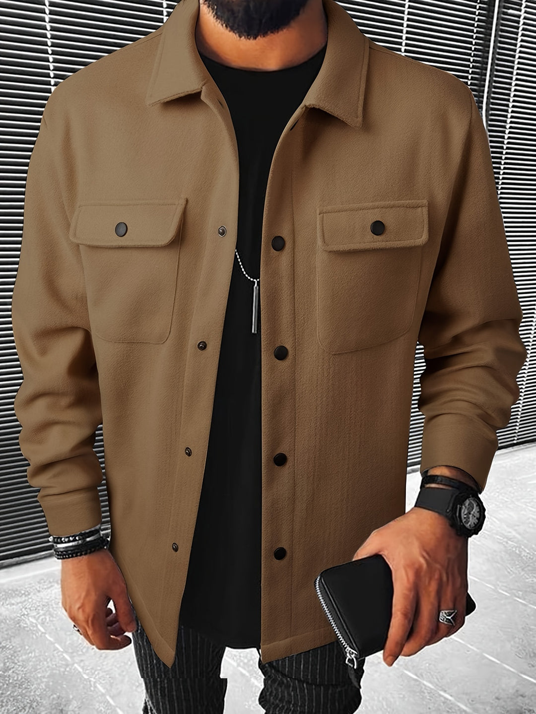 Nathaniel | Men's Casual Button-Up Jacket