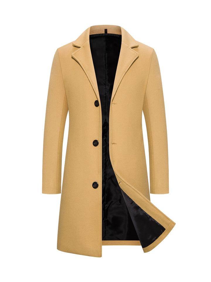 Terrence | Men's Single Breasted Trench Coat Jacket