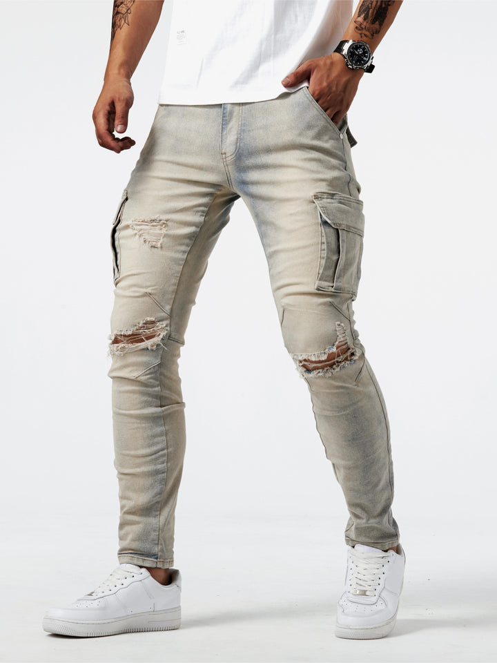 Percy | Slim Fit Cargo Jeans