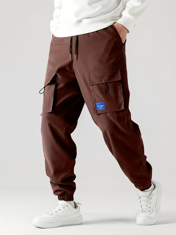 Marcus | Men's Casual Cargo Joggers | Adjustable Fit