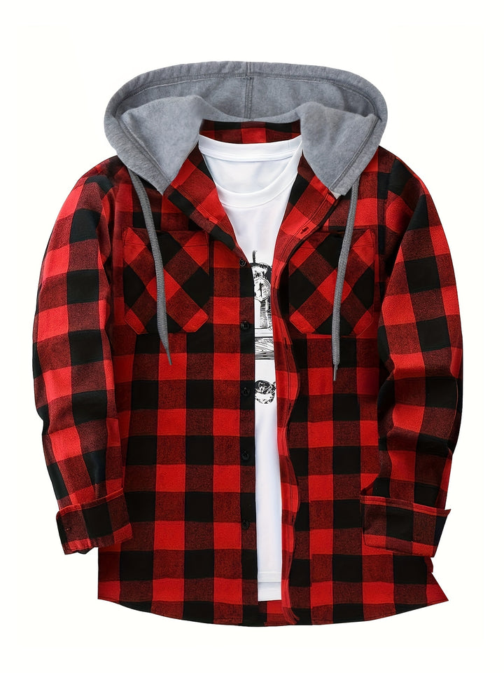 Maxell | Men's Hooded Flannel Jacket