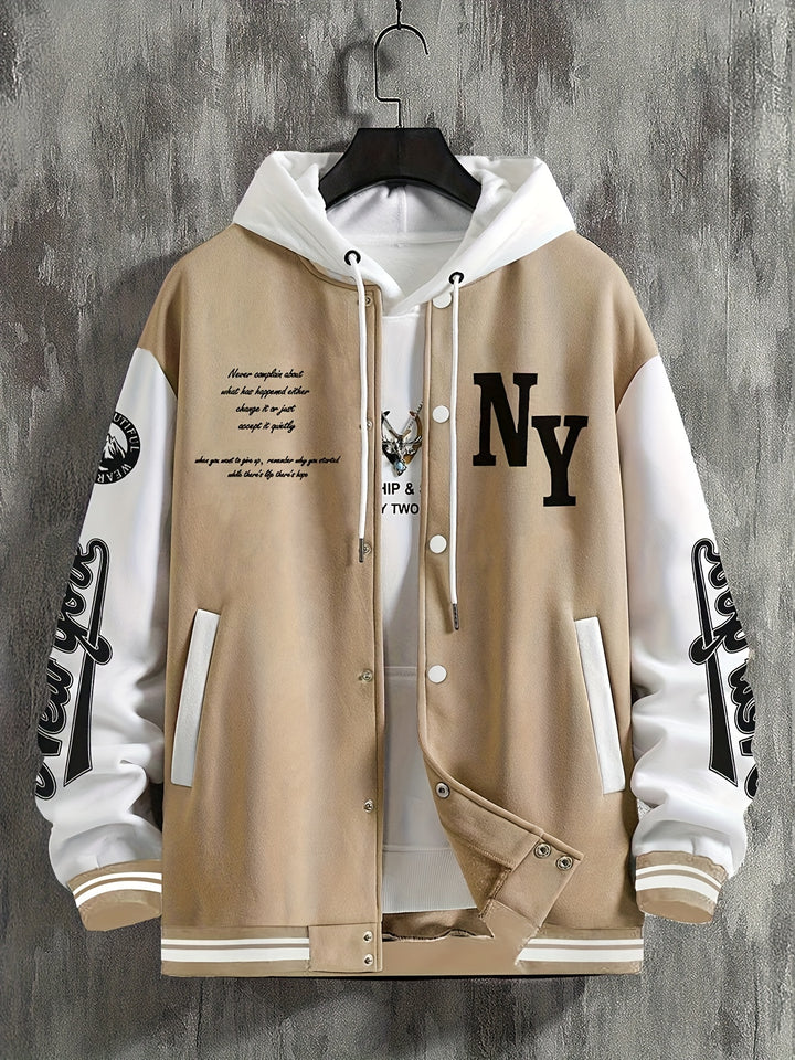 Jackson | Men's Casual Varsity Hoodie Jacket