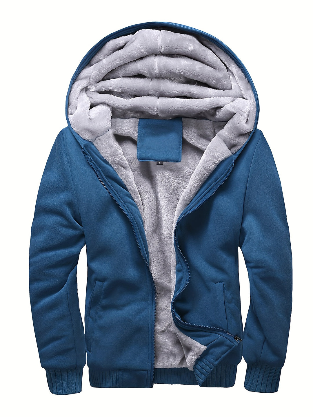 Aiden | Men's Fleece Lined Zip-Up Hoodie