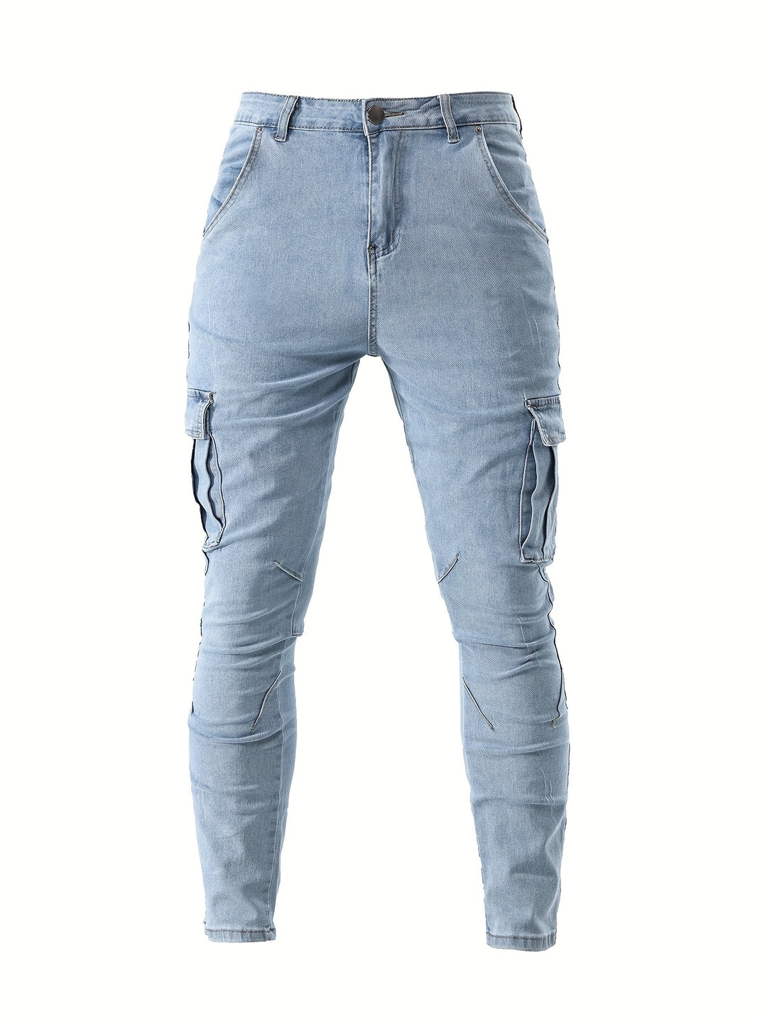 Marlon | Casual Flap Pocket  Denim Pants