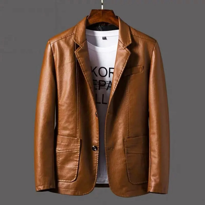 Franz | Men's Classic Leather Blazer