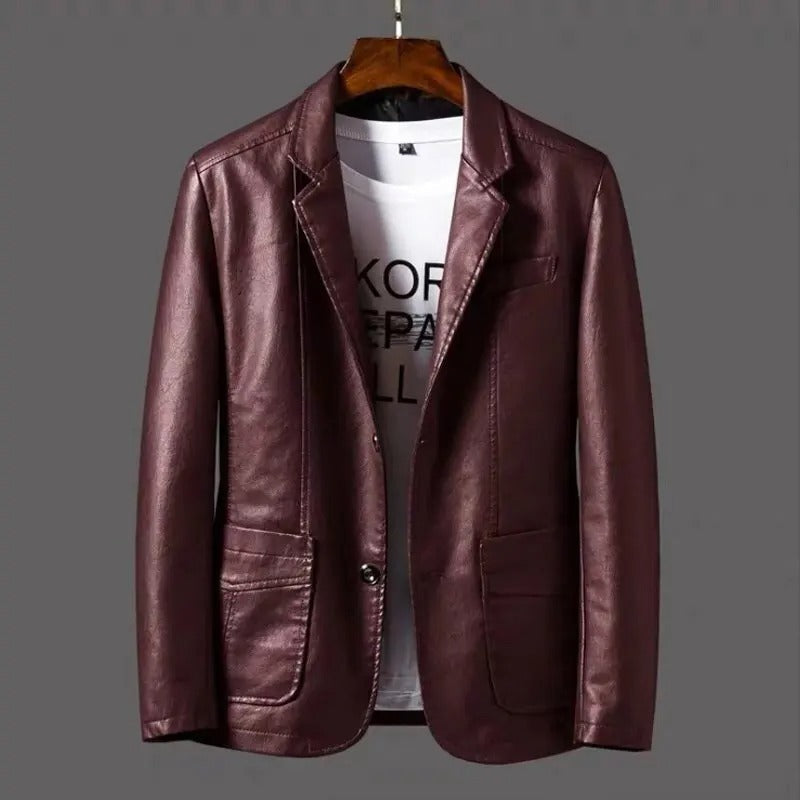 Franz | Men's Classic Leather Blazer