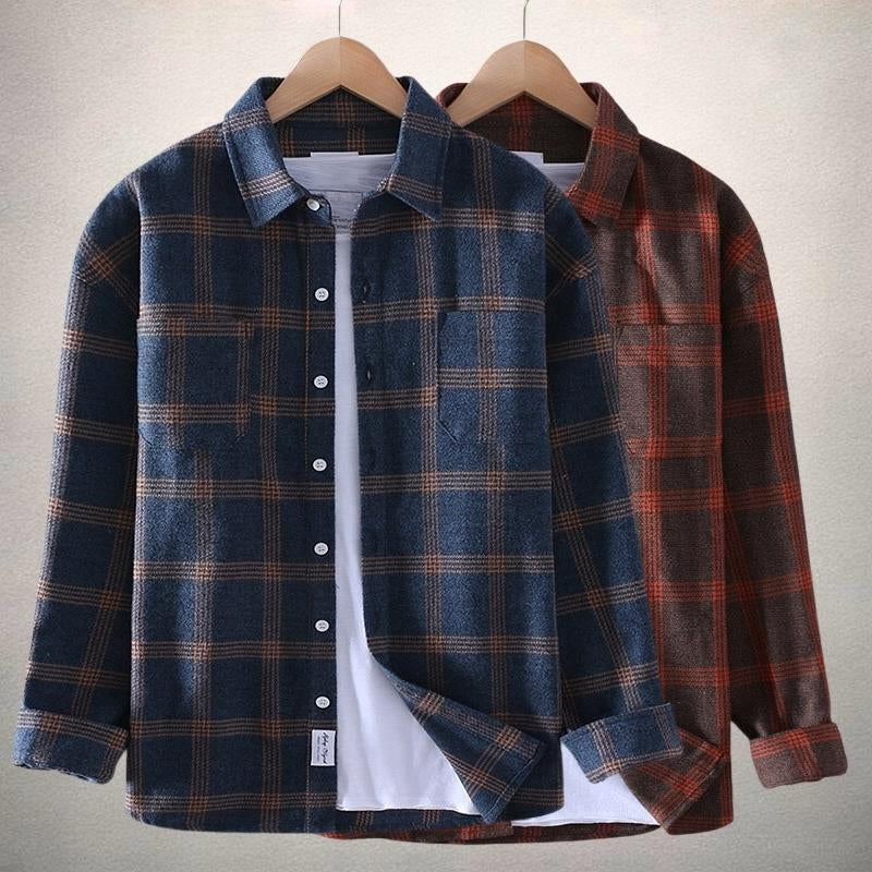 Joshua | Men's Plaid Flannel Shirt for Everyday Comfort