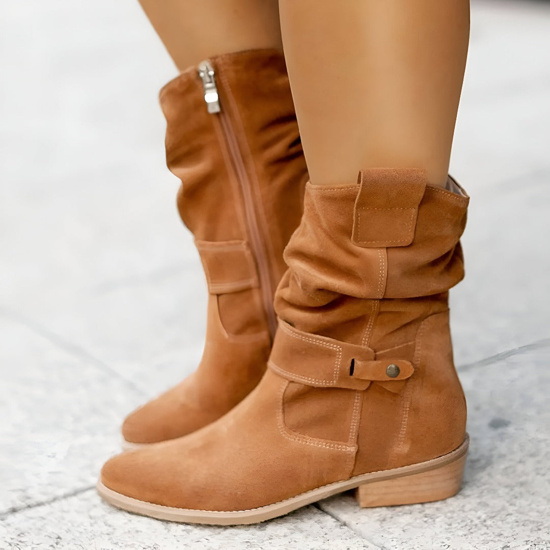 Lucy | Women's Suede Retro Orthopedic Boots