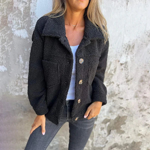 Esme | Women's Short Wool Lapel Jacket