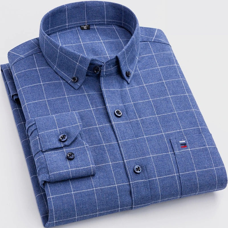 Orion | Men's Checkered Button-Up Shirt